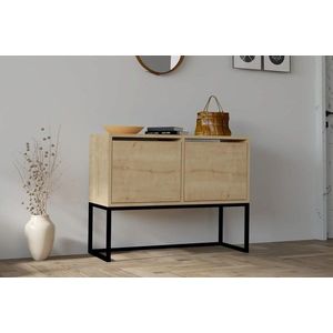 Consola, Asse Home, Zermat, 90x70x34 cm, Maro imagine