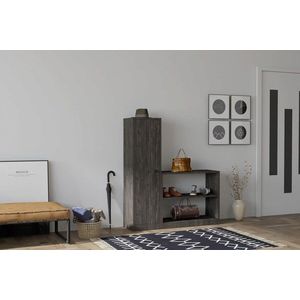 Pantofar, Asse Home, Daisy, 100x120x29.6 cm, Antracit imagine