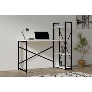 Birou, Asse Home, Zernez, 120x75x60 cm, Alb imagine