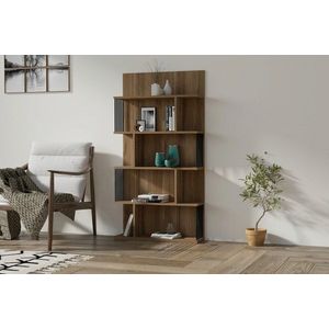 Corp biblioteca, Asse Home, Alex, 80x160x21.8 cm, Maro imagine