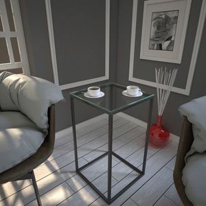 Masuta, Comforty, Pure, 35x62x35 cm, Antracit imagine