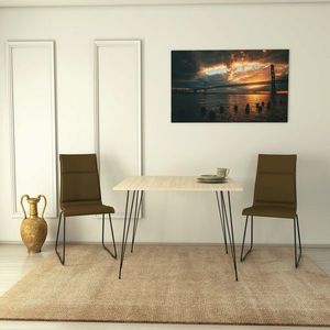 Masa, Comforty, Sandalf Square, 90x75x90 cm, Stejar imagine
