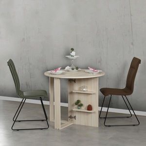 Masa pliabila, Comforty, Middle, 90x77x45 cm, Stejar imagine