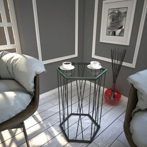 Masuta, Comforty, Cetrus, 40x62x35 cm, Antracit imagine