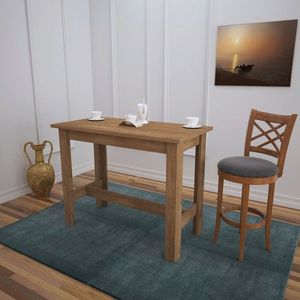 Masa, Comforty, Barra, 120x93x60 cm, Stejar caucazian imagine