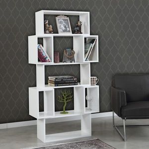 Corp biblioteca, Comforty, Box, 84x160x30 cm, Alb imagine