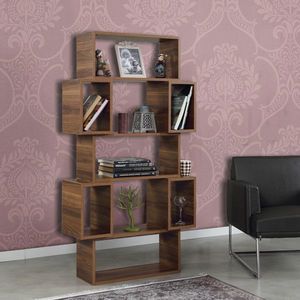 Corp biblioteca, Comforty, Box, 84x160x30 cm, Maro imagine