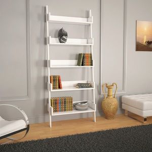 Corp biblioteca, Comforty, Only, 80x195x32 cm, Alb imagine