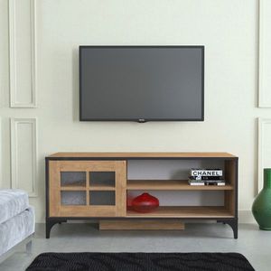Comoda TV, Comforty, Revival 125Lk, 125x54x42 cm, Stejar imagine