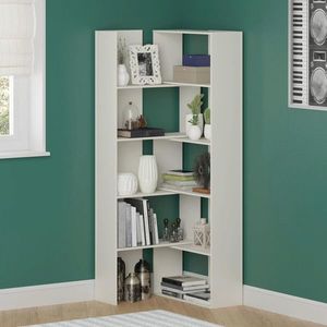 Corp biblioteca, Decorotika, Save, 140x180x29.5 cm, Alb imagine