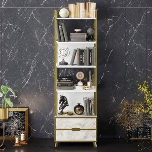 Corp biblioteca, Decorotika, Frida 60 Cm, 59.3x191x35.2 cm, Alb imagine