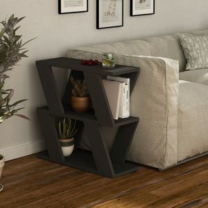 Masuta, Decortie, Lazena, 60x57x22 cm, Antracit imagine