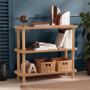 Corp biblioteca, Dora, Step, 80x75x28 cm, Maro imagine