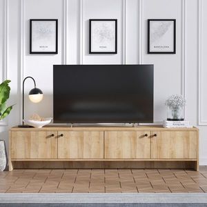 Comoda TV, Emerald, Jimmy, 180x40x35 cm, Stejar imagine