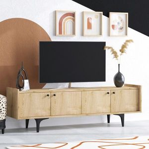 Comoda TV, Emerald, Chow, 150x57x40 cm, Maro imagine