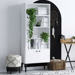 Corp biblioteca, Emerald, Spica, 60x175x30 cm, Alb imagine