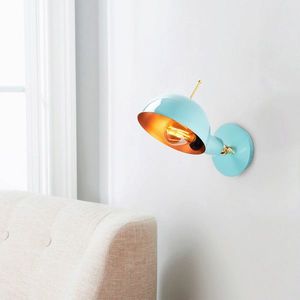 Aplica de perete, Alby, 527ABY3136, Metal, Turcoaz / Cupru imagine