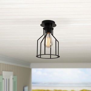 Lustra, Alby, 525NOR1505, Metal, Negru imagine