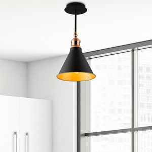 Lustra, Alby, 525NOR1305, Metal, Negru imagine
