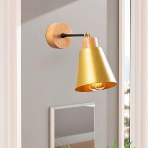 Aplica de perete, Alby, 525NOR3131, Metal, Auriu imagine
