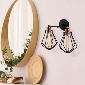 Aplica de perete, Alby, 525NOR3172, Fier, Negru/Bronz imagine