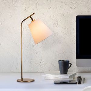 Lampa de masa, Alby, 527ABY2192, Metal, Alb / Vintage imagine