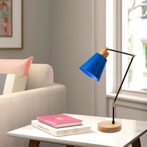 Lampa de masa, Alby, 525NOR2111, Metal, Albastru imagine