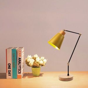 Lampa de masa, Alby, 525NOR2113, Metal, Auriu imagine