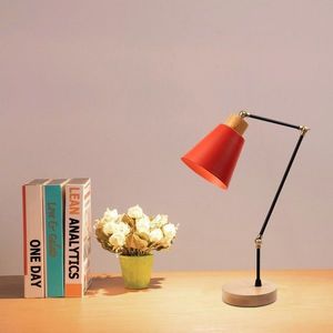 Lampa de masa, Alby, 525NOR2116, Fier, Rosu imagine