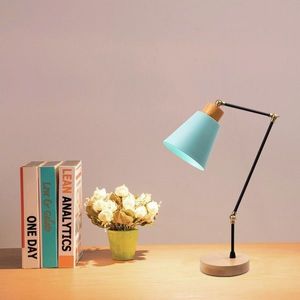 Lampa de masa, Alby, 525NOR2117, Metal, Turcoaz imagine