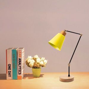 Lampa de masa, Alby, 525NOR2119, Metal, Galben imagine