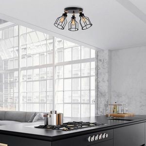 Lustra, Alby, 525NOR1507, Metal, Negru imagine