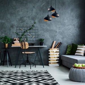 Lustra, Alby, 527ABY1825, Fier, Negru imagine