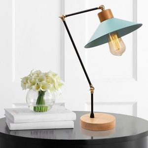 Lampa de masa, Alby, 525NOR2127, Metal, Turcoaz imagine