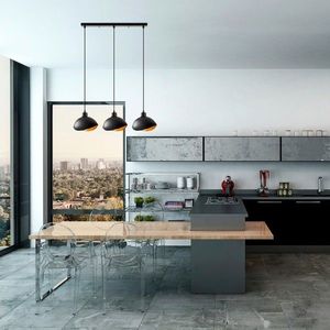 Lustra, Alby, 527ABY1824, Metal, Negru imagine