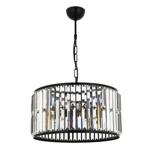 Lustra, Aurora, 301AUR1148, Metal, Alb/Negru imagine
