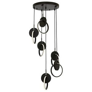Lustra, Aurora, 301AUR1320, Metal, Alb/Negru imagine