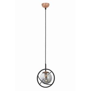 Lustra, Avonni, 683AVN1444, Metal, Negru/Bronz imagine