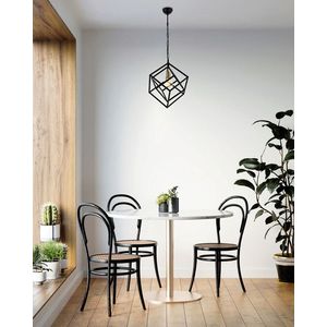 Lustra, Avonni, 683AVN1191, Metal, Negru imagine