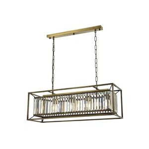 Lustra, Avonni, 683AVN1167, Metal, Maro antichizat imagine