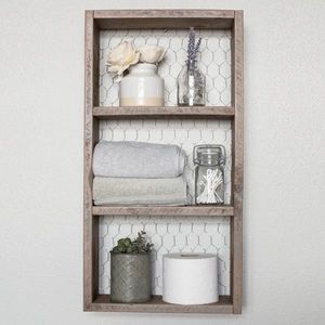 Raft de perete, Evila Originals, Raf250, 30x60x9 cm, Maro imagine