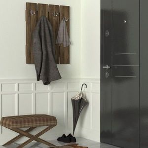 Cuier de perete, Furny Home, Anita, 64.7x80x3.6 cm, Maro imagine