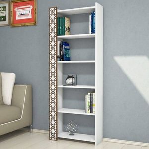 Corp biblioteca, Hommy Craft, City, 64.6x170x24.2 cm, Alb imagine