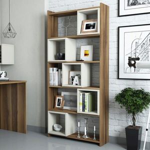 Corp biblioteca, Hommy Craft, Box, 80x170x22 cm, Maro/Crem imagine