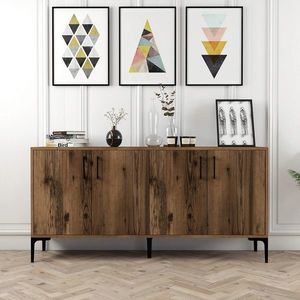 Consola, Hommy Craft, Kiev 160, 160x78x35 cm, Maro imagine
