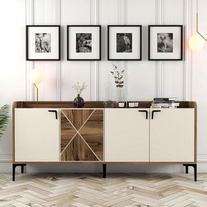 Consola, Hommy Craft, Venedik, 180x78x35 cm, Maro/Crem imagine