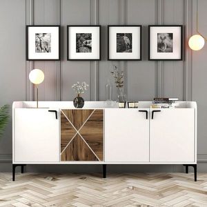 Consola, Hommy Craft, Venedik, 180x78x35 cm, Alb imagine