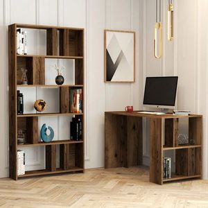 Set birou si biblioteca, Hommy Craft, Lima, Maro imagine