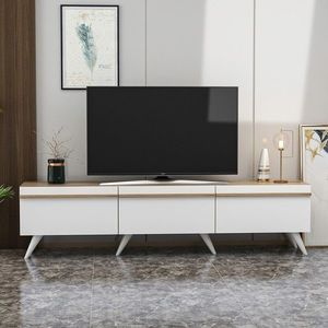 Comoda TV, Inarch, Valentina, 180x42x35 cm, Alb imagine