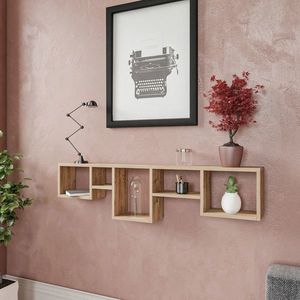 Raft de perete, Kalune Design, Amanos, 120x32x17 cm, Pin imagine